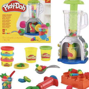 Play Doh Swirlin’ Smoothies Toy Blender Playset, Play Kitchen Appliances, Kids Arts and Crafts Toys for 3 Year Old Girls and Boys and Up