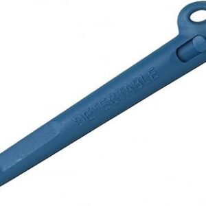Metal Detectable Retractable Pens – All Blue Pen, Standard Blue Ink, With Lanyard Attachment, Pack of 50 pens