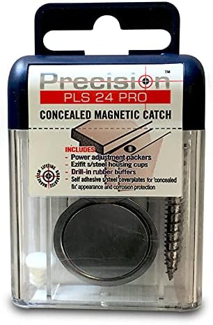 Precision Lock PLS 24 PRO Concealed Magnetic Catch for Heavy Duty Doors, Pack of 2 - Image 3